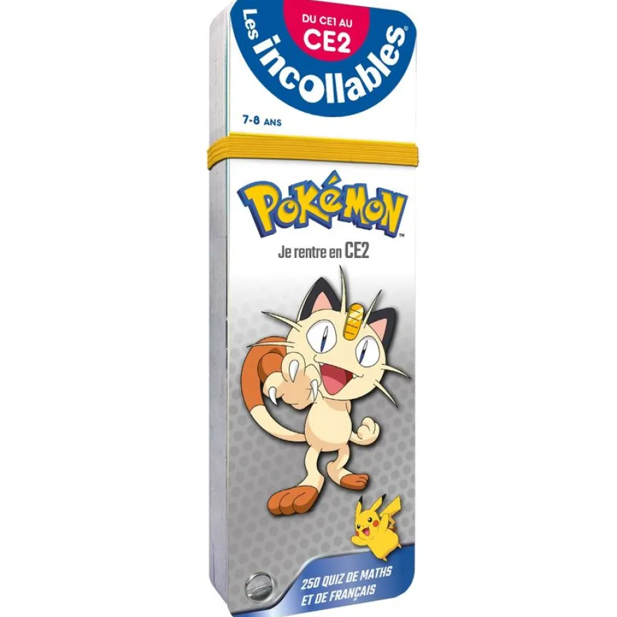 Les incollables - Je rentre en CE2 avec Pokémon 7/8 ans