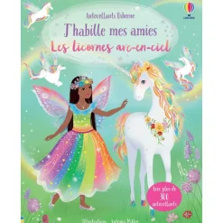 LES LICORNES ARC-EN-CIEL - J'HABILLE MES AMIES