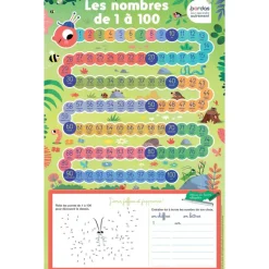 Les Posters Effaçables : les nombres de 1 à 100