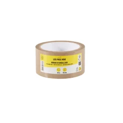 Les Prix Mini – 1 adhésif d’emballage - havane - 50 mm x 50 m