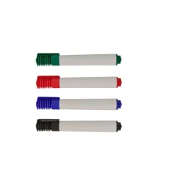 Les Prix Mini – 4 marqueurs effaçables - pointe large - couleurs assorties
