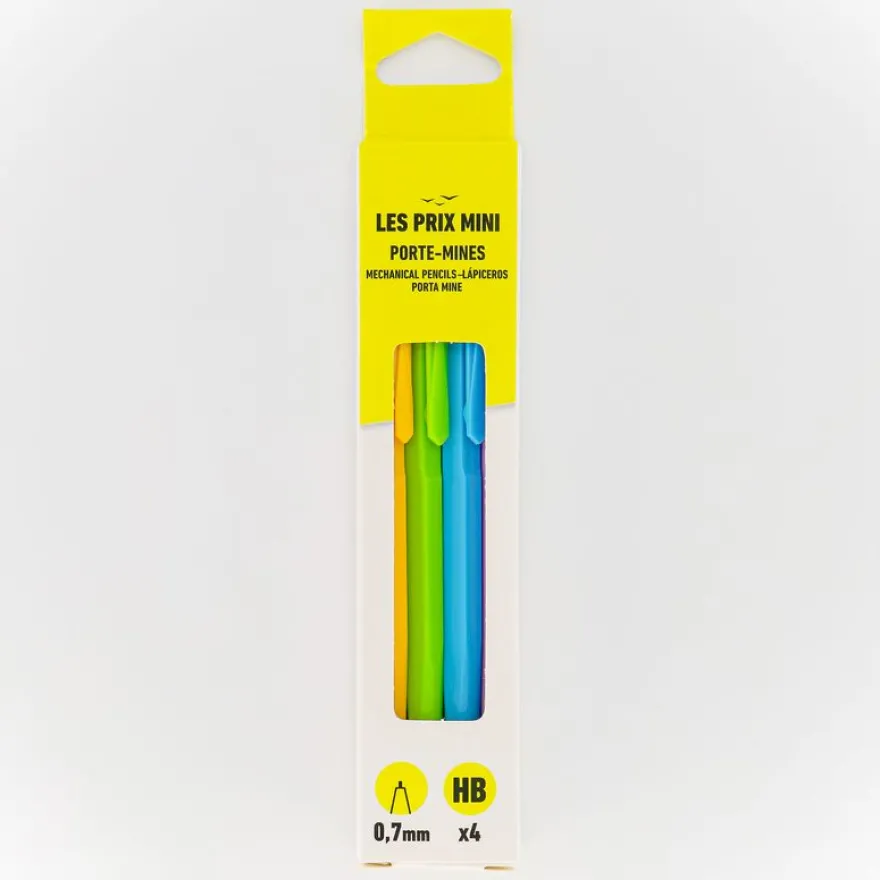 Les Prix Mini - 4 Porte-mines en 0,7 mm HB