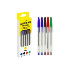 Les Prix Mini - 5 Stylos billes assortis