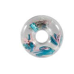 Les Prix Mini - Assortis 20 trombones, 15 elastiques, 20 punaises et 5 pinces
