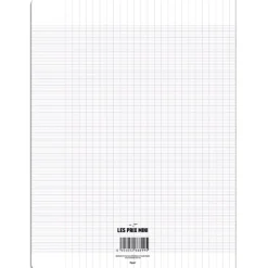 Les prix Mini - Cahier 24 x 32 cm - 96 pages - grands carreaux (Seyes)