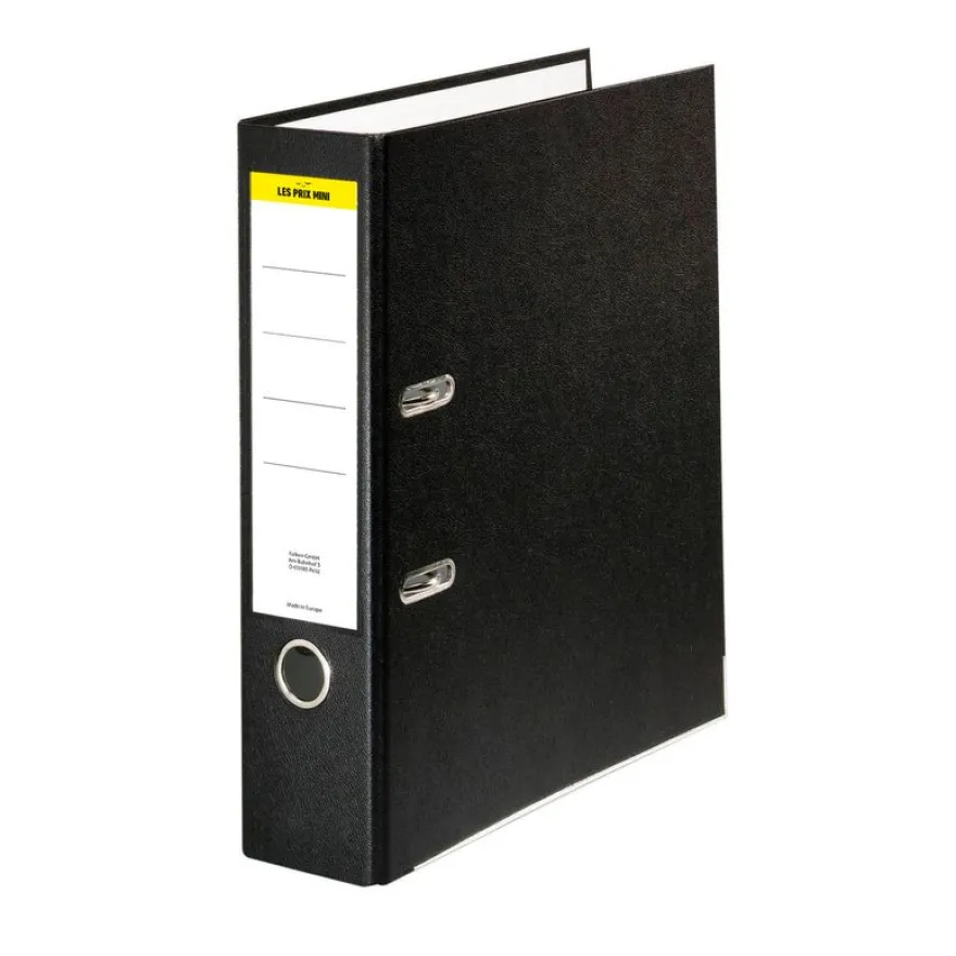 Les Prix Mini - Classeur à levier - Dos 75 mm - A4 - pour 715 feuilles - noir