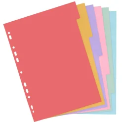 Les Prix Mini - Intercalaire A4 en Carte Recyclée – 6 Onglets