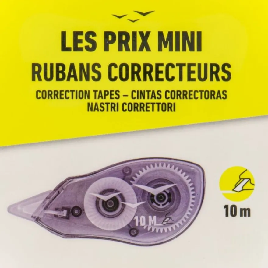 Les Prix Mini - Ruban correcteur frontal - 5mm x 10m