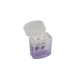 Les Prix Mini - taille-crayon 2 trous + reservoir - disponible dans différentes couleurs
