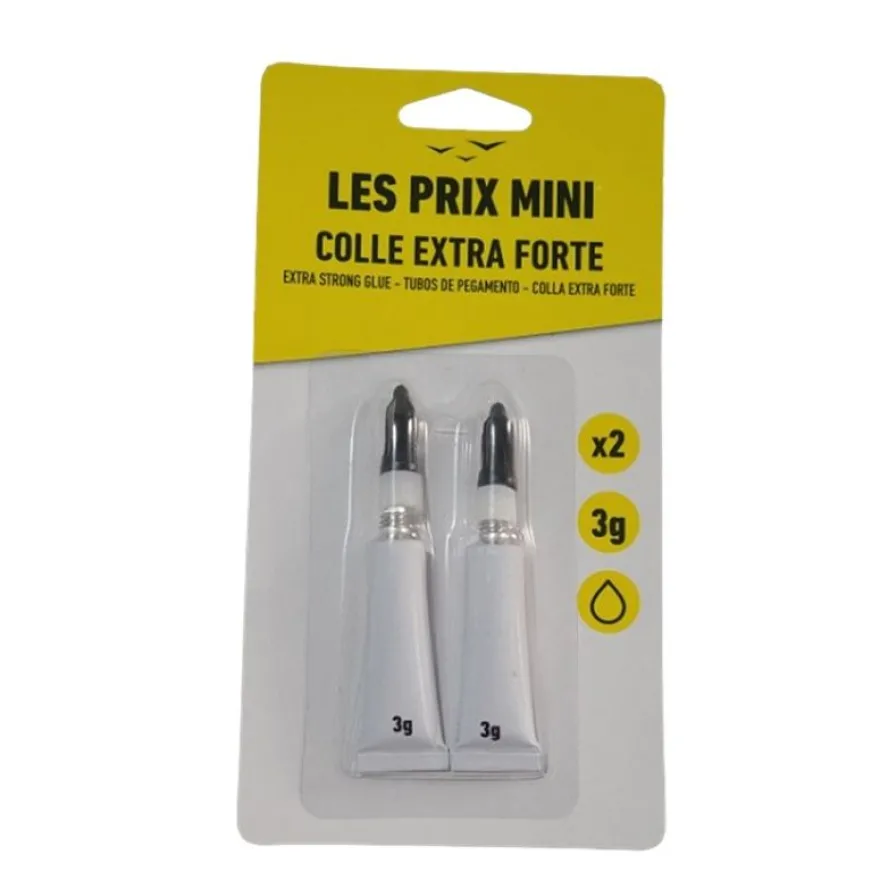 Les Prix Mini - 2 Tubes de colle extra forte - 3gr
