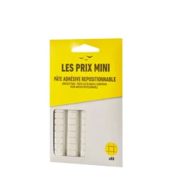 Les Prix Mini - Pack de 80 pastilles adhésives repositionnables - blanc