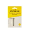 Les Prix Mini - Pack de 80 pastilles adhésives repositionnables - blanc