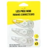 Les Prix Mini - Pack de 3 rubans correcteurs - 5 m