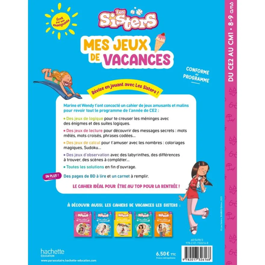 Les Sisters - Mes jeux de vacances - Du CE2 au CM1
