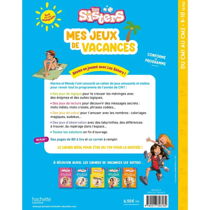 Les Sisters - Mes jeux de vacances - Du CM1 au CM2