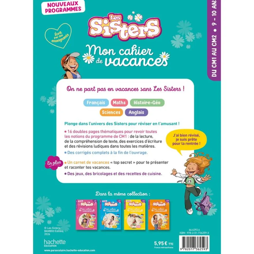 Les Sisters - Mon cahier de vacances - CM1 / CM2