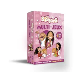 Les Sisters Multi-jeux 100 cartes pour jouer à 4 mini-jeux De 2 à 6 joueuses Dès 7 ans