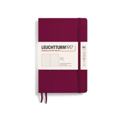 Leuchtturm1917 - Carnet de notes souple B6+ - pointillés - bordeaux
