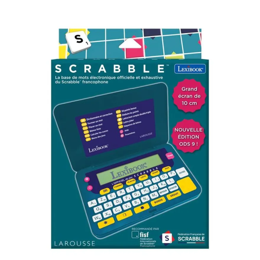 Lexibook Scrabble - ODS 9 Edition - Jeu électronique portable - nouvelle édition