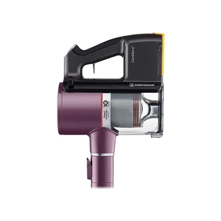 LG A9K-ULTRA1V - Aspirateur - balai/à main (2-en-1) - sans sac - 590 Watt - sans fil - 2 batteries - chargeur inclus - bordeaux