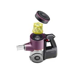 LG A9K-ULTRA1V - Aspirateur - balai/à main (2-en-1) - sans sac - 590 Watt - sans fil - 2 batteries - chargeur inclus - bordeaux