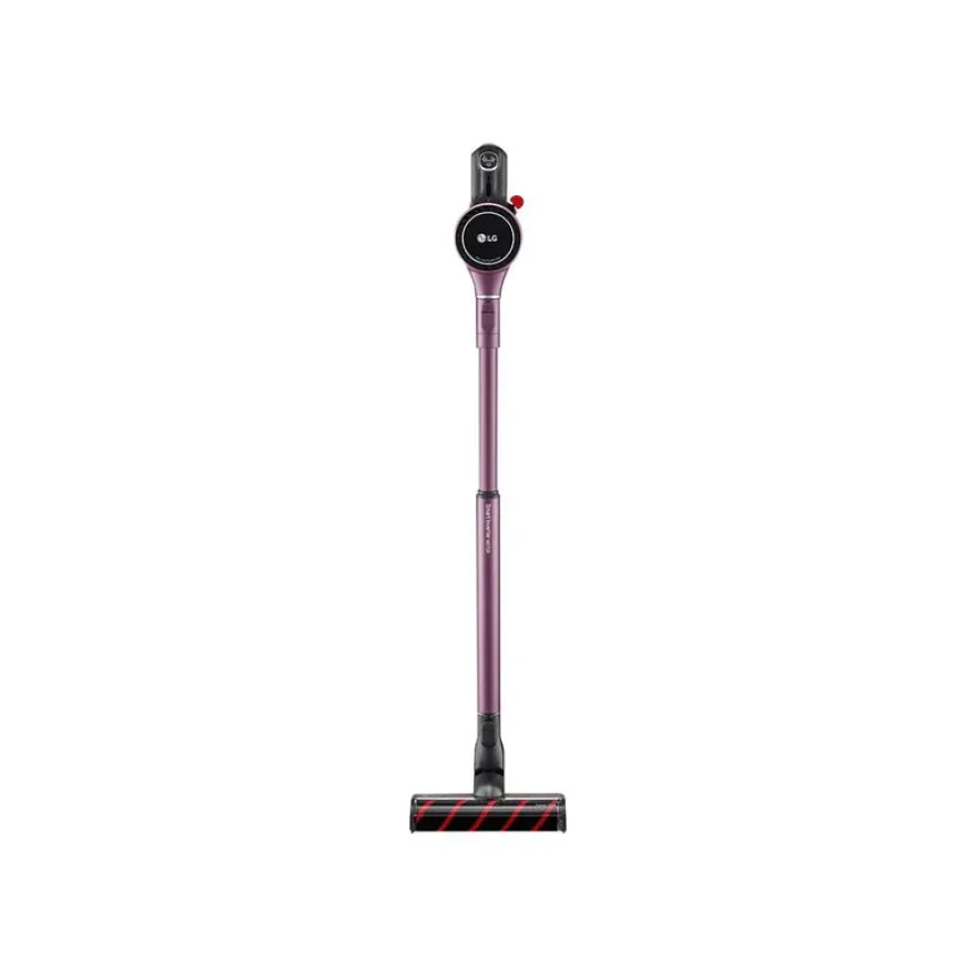 LG A9K-ULTRA1V - Aspirateur - balai/à main (2-en-1) - sans sac - 590 Watt - sans fil - 2 batteries - chargeur inclus - bordeaux