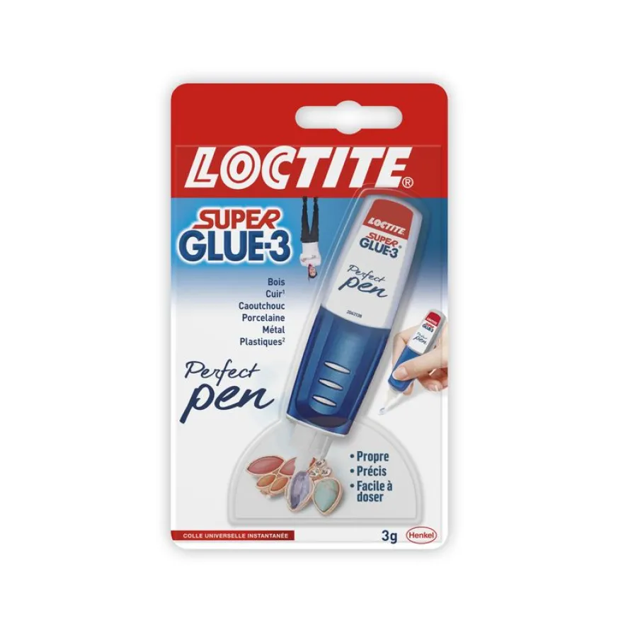 Loctite- Super Glue 3 Gel - Stylo colle - 3 gr