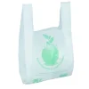 Logistipack - 100 Sacs bretelles biodégradables et compostables - 45 x 26 + 12 cm