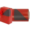 Logistipack - Papier cadeau kraft réversible - 70 cm x 50 m - 60 g/m² - rouge/taupe