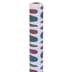 Logistipack - Papier cadeau mat - 70 cm x 40 m - 70 g/m² - gris/marron