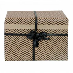 Logistipack - Papier cadeau kraft - 70 cm x 40 m - 60 g/m² - motif vague