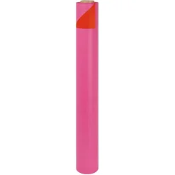 Logistipack - Papier cadeau kraft réversible - 70 cm x 50 m - 60 g/m² - rose/rouge