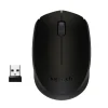 Logitech B170 - Souris - optique - 3 boutons - sans fil - 2.4 GHz - récepteur sans fil USB - noir
