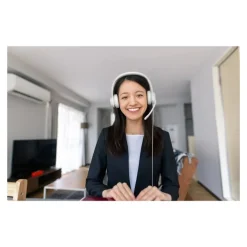 Logitech H390 - Casque filaire avec micro - USB-A - blanc cassé
