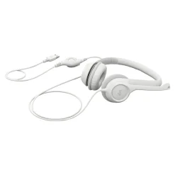 Logitech H390 - Casque filaire avec micro - USB-A - blanc cassé