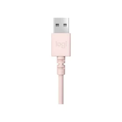 Logitech H390 - Casque filaire avec micro - USB-A - rose