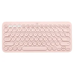 Logitech K380 - clavier minimaliste sans fil - rose