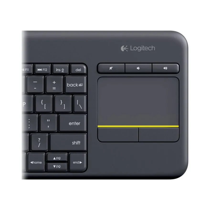 Logitech K400 Plus - clavier sans fil Azerty - avec pavé tactile intégré