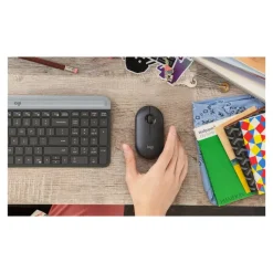 Logitech M350 - souris sans fil - gris
