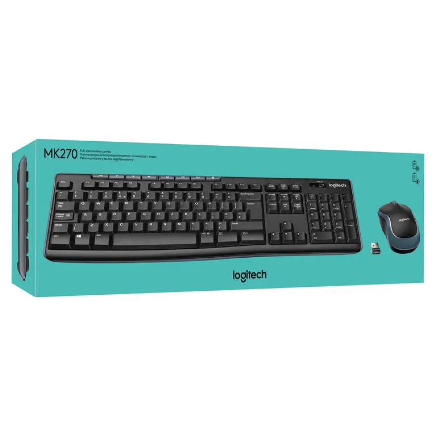 Logitech MK270 - ensemble clavier sans fil et souris sans fil - Azerty