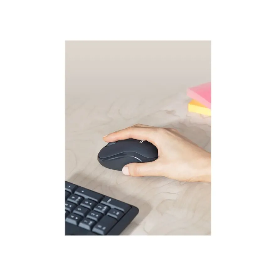 Logitech MK295 Silent - Ensemble clavier et souris sans fil - Azerty - graphite