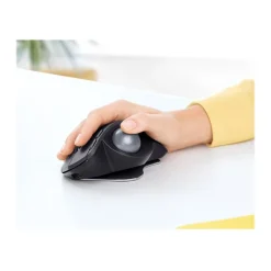 Logitech MX Ergo - souris sans fil ergonomique avec trackball pour droitier - noir