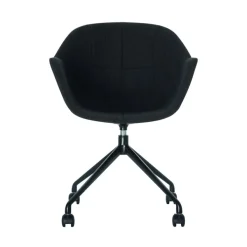 Lot de 2 chaises GANT - avec accoudoirs - anthracite