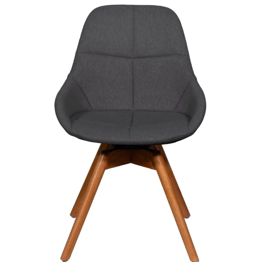 Lot de 2 chaises JUNO - anthracite