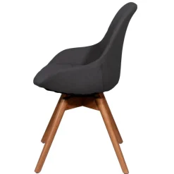 Lot de 2 chaises JUNO - anthracite