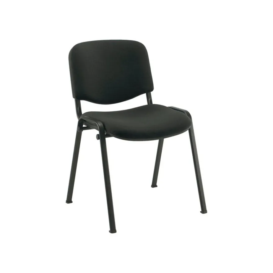 Lot de 4 chaises VISITEUR - noir