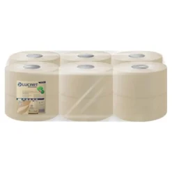 Lucart EcoNatural 180 - papier toilette - 12 rouleaux - 180 m