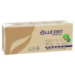 Lucart Professional EcoNatural - 9 étuis de 10 mouchoirs