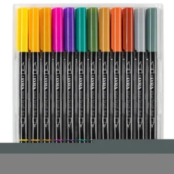 Lyra Aqua Brush Duo - 36 Feutres pinceaux double pointe - couleurs assorties
