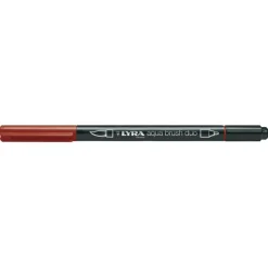 Lyra Aqua Brush Duo - Feutre pinceau double pointe - rouge Venise